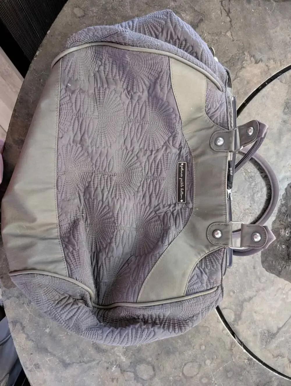 Petunia Picklebottom Wistful Weekender diaper bag purse